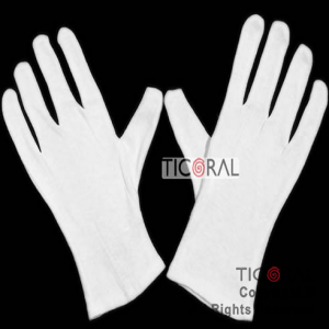 GUANTES BLANCOS CORTO EL PAR X 1